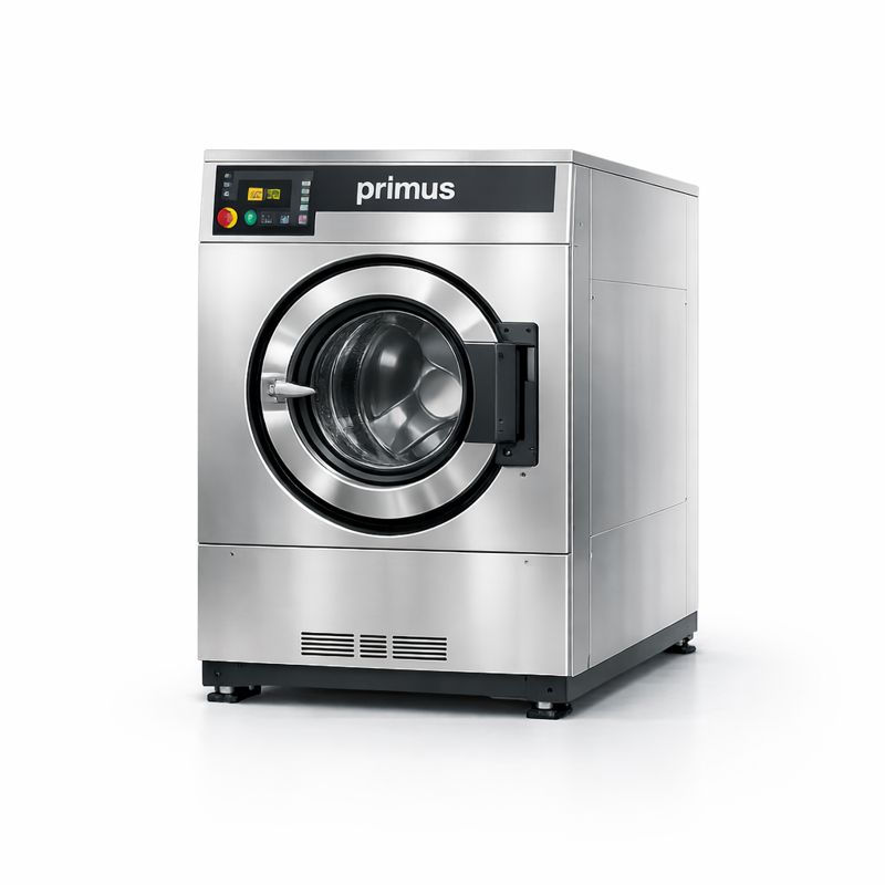 Pralnicowirówki wysokoobrotowe PRALMA w pralni przemysłowej